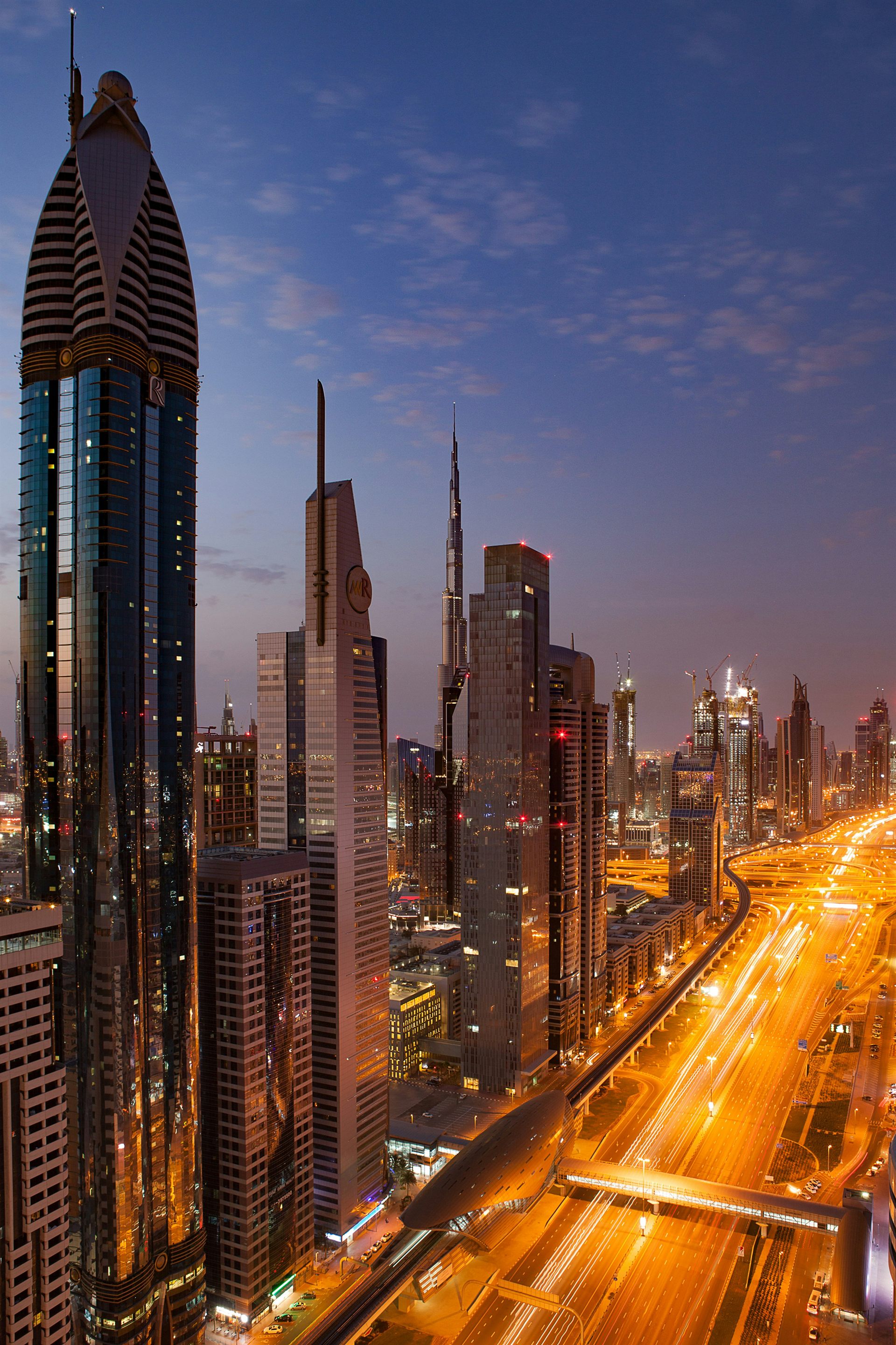 Dubai at dusk